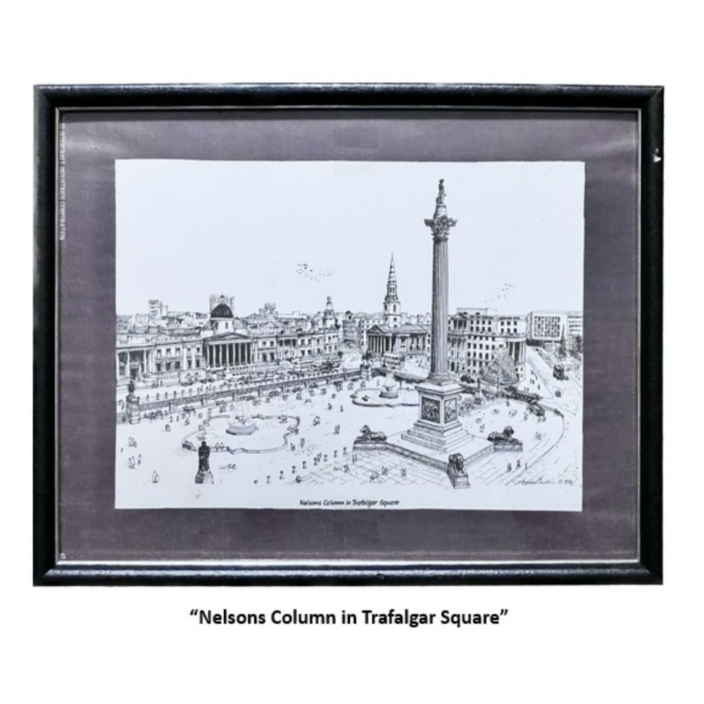 "Nelson's Column in Trafalgar Square"